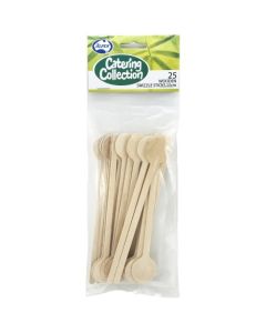 Wooden Swizzle Stick 15cm (Pack of 25) (460584A)