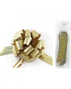 Pull Bow - Gold Holo - 4 Inch # 5 (467113A)