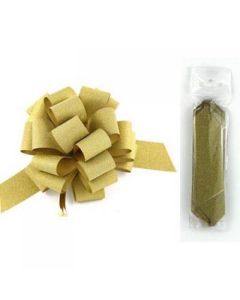 Pull Bow - Diamond Gold - 12cm (5 Inch) # 9 (467141A)