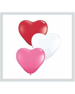 Heart Love Assortment - 28cm (11 Inch) Latex Balloon (47950Q)