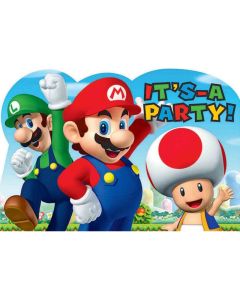 Super Mario Brothers - Postcard Invitations (Pack of 8) (491554AM)