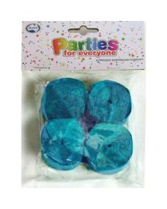 Jade / Teal Crepe Streamers (Pack of 4) - 35mm wide x 13m long x 4 qty (510046A)