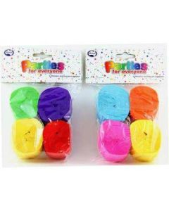 Mixed Crepe Streamers (Pack of 4) - 35mm wide x 13m long x 4 qty (510091A)