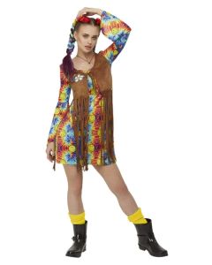Smiley Hippie Dress - Adult Costume (SM52332)