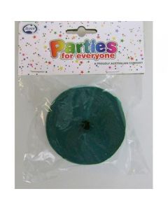 National Green Crepe Streamer - 45mm Wide x 30m Long - Pack 1 (5300435A)