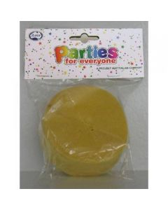 Yellow Crepe Streamer - 45mm Wide x 30m Long - Pack 1 (530062A)
