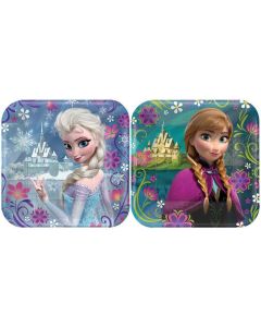 Frozen Square Paper Plates (Pack of 8)  (541416-66AM)