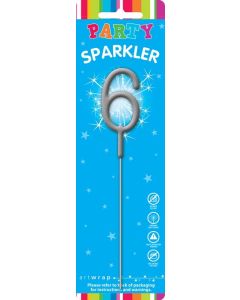 Numeral Sparkler - 6 (E1527)