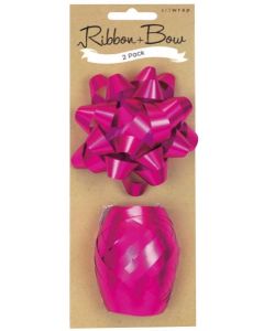 Ribbon & Bow Star & Egg - Pink (E2441)