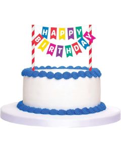 Cake Topper - Bunting (E4107)