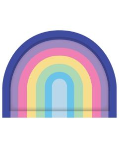 Rainbow Party - Plates - 8 Pack (E6618)