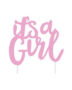 Cake Topper - Baby Girl (E5491)