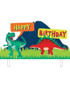 Dinosaur Cake Topper Scene (E6661)