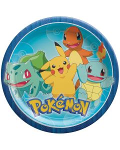Pokémon Classic Paper Plates 23cm (Pack of 8) (552408AM)