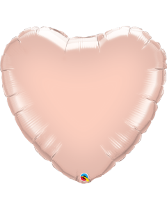 Rose Heart - 91cm (36 Inch) Foil Balloon (91cm (36 Inch) Heart Foil) (57051Q)
