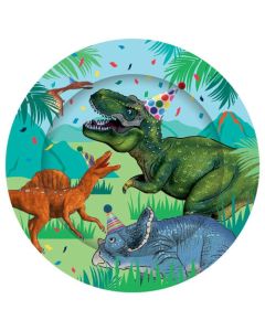 Dinosaur - Plates(Pack of 8) (E7222)