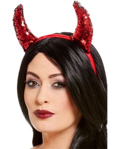 Sequin Devil Horn Headband (SM61126)
