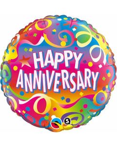 Happy Anniversary Confetti - 18 Inch Foil Balloon (75224Q)