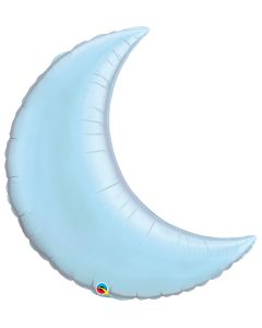 Pearl Light Blue Crescent Moon - 312cm (5 Inch) Foil Balloon (74622Q)