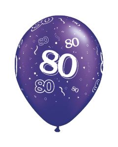 80-A-Round Purple Pearl - 28cm (11 Inch) Latex Balloon (80-13)