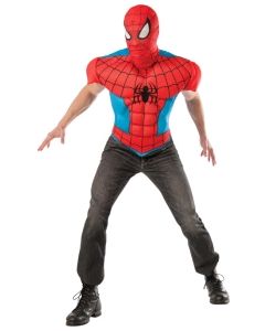 Spider-man Shirt - Standard - Adult Costume (Spiderman) (RUB820021STD)