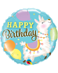 Birthday Llama - 18 Inch Foil Balloon (85905Q)
