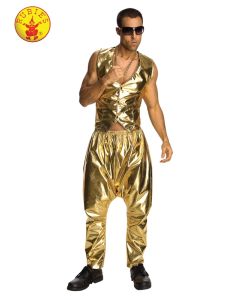 1980's Rapper Gold Pants - Standard - Adult Costume (RUB9057)