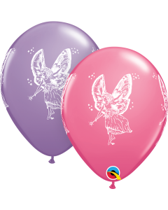 Fairies Wrap - Rose & Lilac - 28cm (11 Inch) Latex Balloon (97622Q)