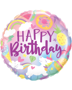 Fantastical Fun Happy Birthday - 18 Inch Foil Balloon (88010Q)