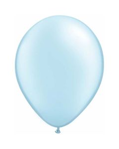 Light Blue 12cm (5 Inch) Pearl Latex Balloon (43586Q)