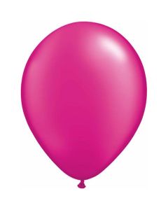 Magenta 12cm (5 Inch) Pearl Latex Balloon (99352Q)
