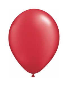 Ruby Red 12cm (5 Inch) Pearl Latex Balloon (43594Q)