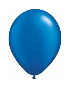 Sapphire Blue 12cm (5 Inch) Pearl Latex Balloon (43595Q)
