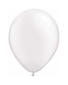 White 12cm (5 Inch) Pearl Latex Balloon (43597Q)