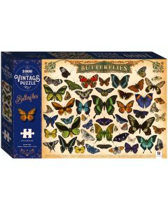 Butterflies Vintage 1000pc Puzzle (ABW000264)