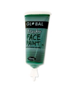 Body Art - Deep Green - 15ml - Face Paint By GlobaLarge - Adult Costume (BGD1)