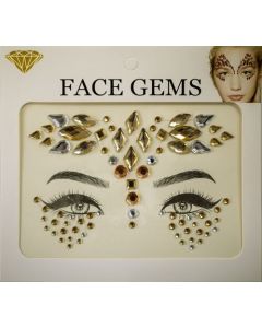 Gold & Silver Face Jewels (BS16INT)