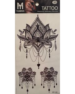 Tattoo Sheet (FF-30) - Mandala (CBT1035)