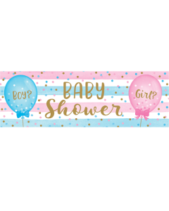 Gender Reveal Balloons - Giant Banner (CC336687AM)