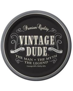 Vintage Dude Lunch Plates 18cm (Pack of 8) (CC415567)