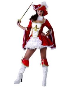 Musketeer Lady - Adult Costume (LU025)