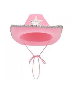 Cowboy Hat - Pink with Star (DPI0568)