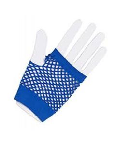 Fishnet Glove Long - Blue - Finger Less Gloves (DPI1261_2)