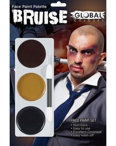Bruise Face Paint Palette by GlobaLarge - Adult Costume (FPKB)