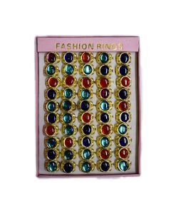 Pirate Ring - Gold with JeweLarge - Adult Costume (MIC001)