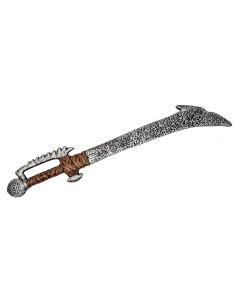 Hooked Sword With Leather Look Handle 83cm (N4827)