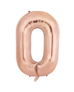 O Rose Gold Letter - 86cm (34') Foil Balloon (ORoseA)