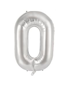 O Silver Letter - 86cm (34') Foil Balloon (OSilverA)