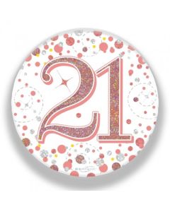 Badge 75mm Sparkling Fizz #21 Rose Gold (OT654334A)