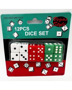 Dice Set - 1.6cm (Pack of 12) (PG137)